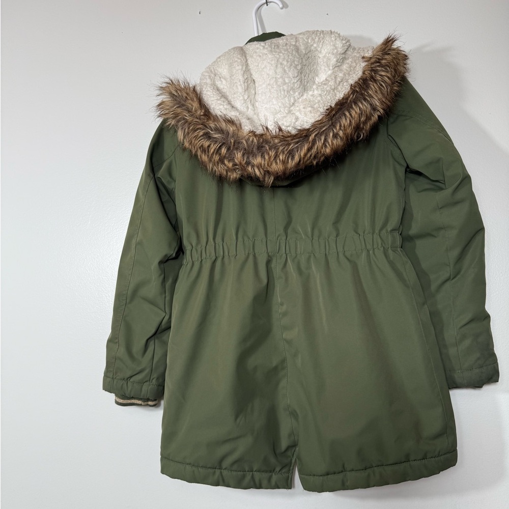 Olive Green Kids Raincoat - Picture 6 of 6
